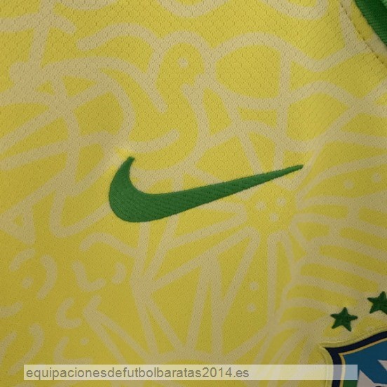 Nuevo Tailandia 1ª Camiseta Brasil 2024 Amarillo Baratas